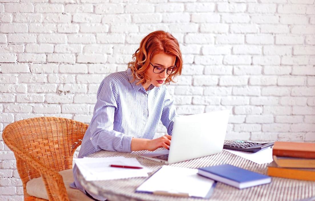 Professional business communication workspace